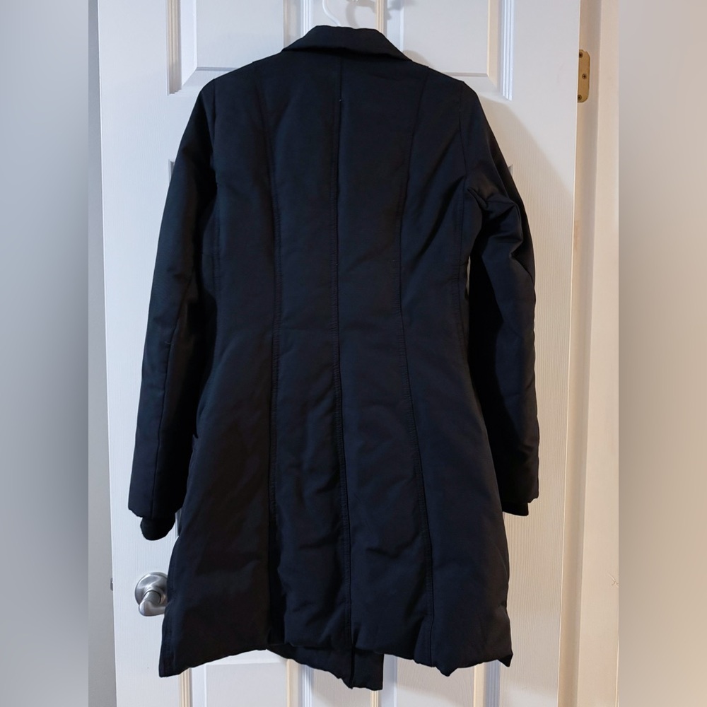 ARITZIA Babaton The Group Acubi Bowerman Puffer Coat Black Goose Down M - Picture 3 of 13